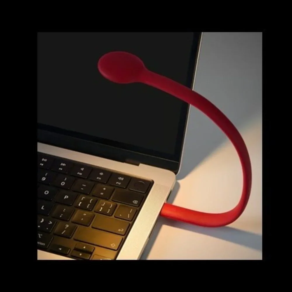 IKEA HÖSTULOTA LED USB-C Lamp, Red, 506.128.42
